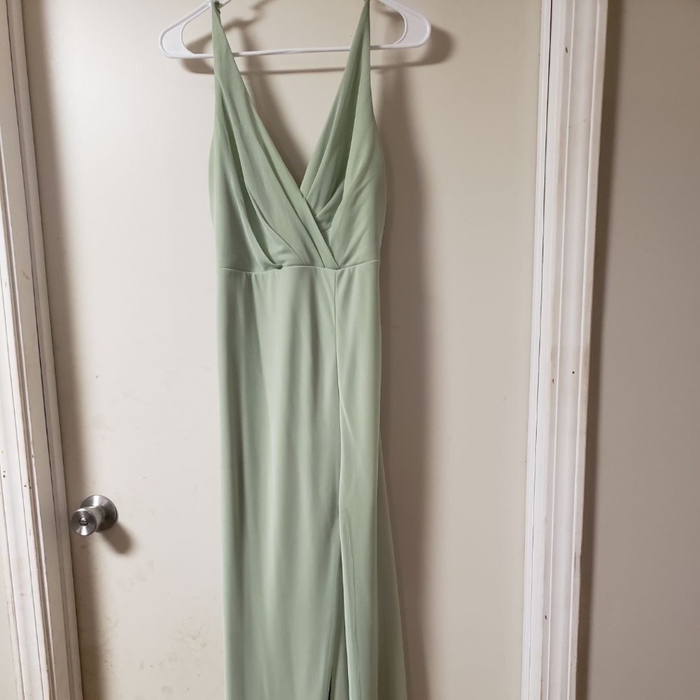 Azazie Dusty Sage Bridesmaid Dress